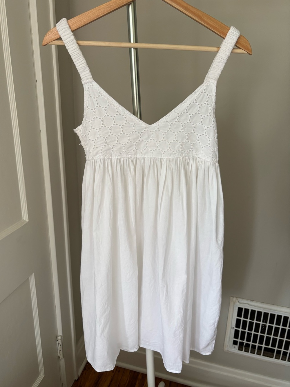 Victorian Classics Small Bohemian White Cotton Lace Summer Dress/Night Gown